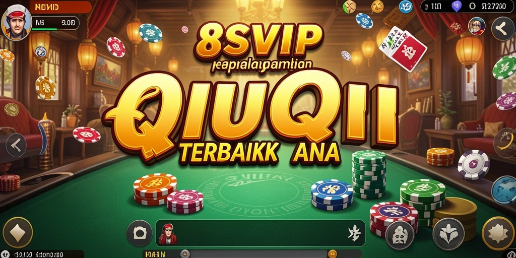 Tampilan menarik dari gameplay QiuQiu di 8SVIP.