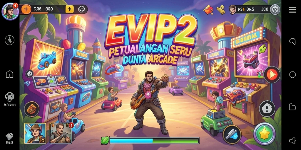 Tangkapan layar gameplay EVIP2 yang seru dan penuh aksi.