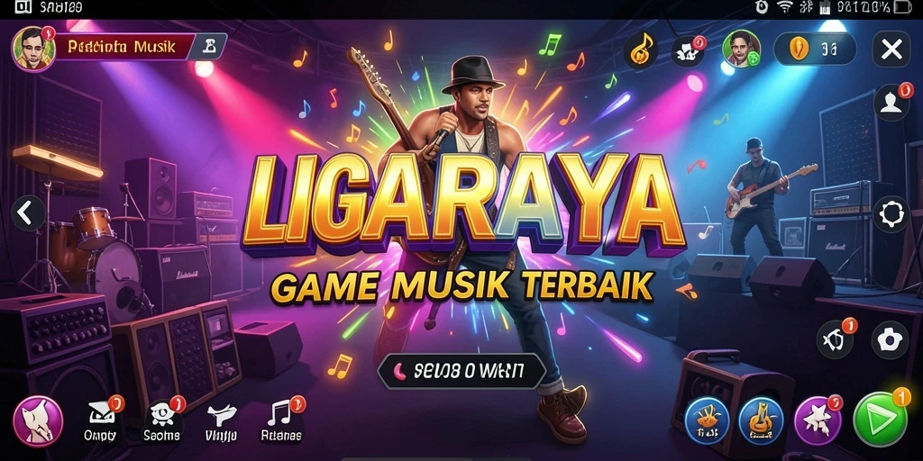 Tampilan gameplay LIGARAYA yang seru dan interaktif.