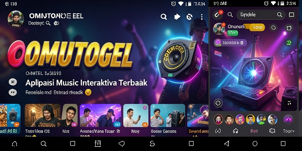 Tampilan gameplay interaktif OMUTOGEL yang penuh warna dan menarik.
