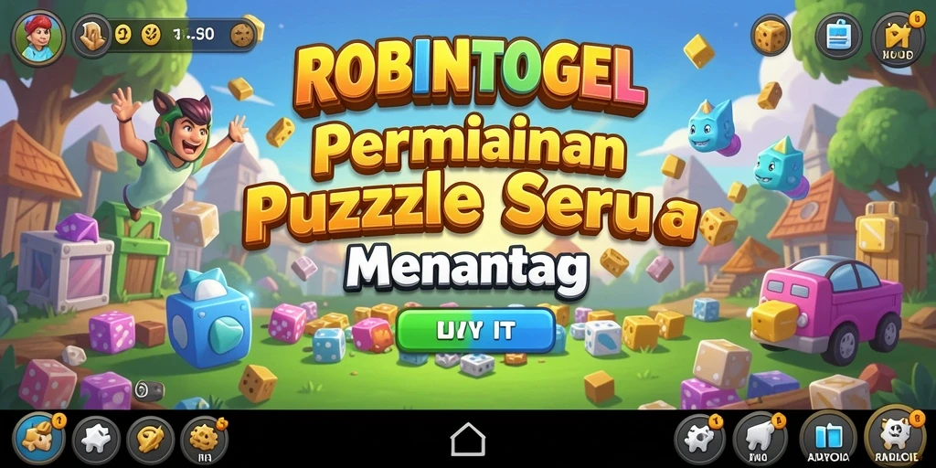 Tampilan gameplay ROBINTOGEL menampilkan tantangan puzzle yang menarik.