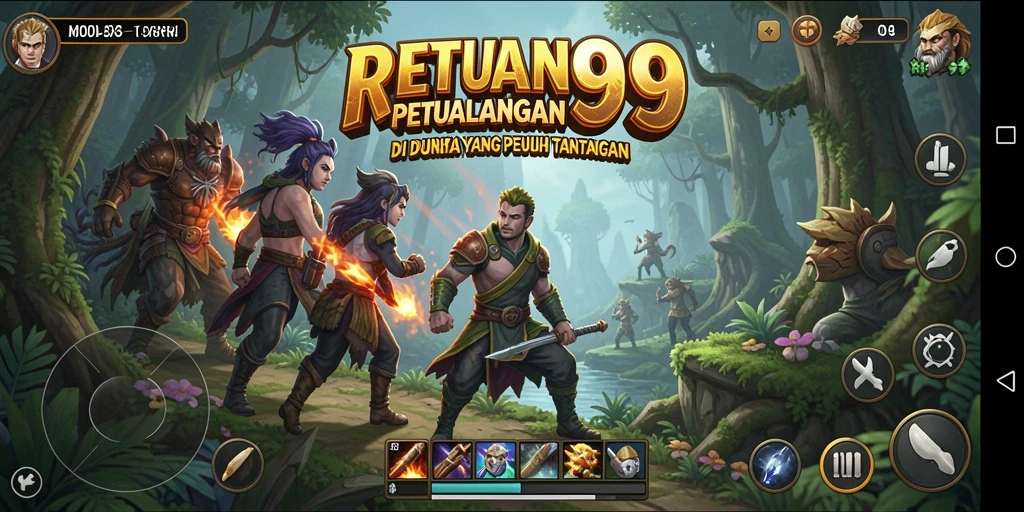 Tampilan gameplay RT99 yang menegangkan dan penuh aksi.