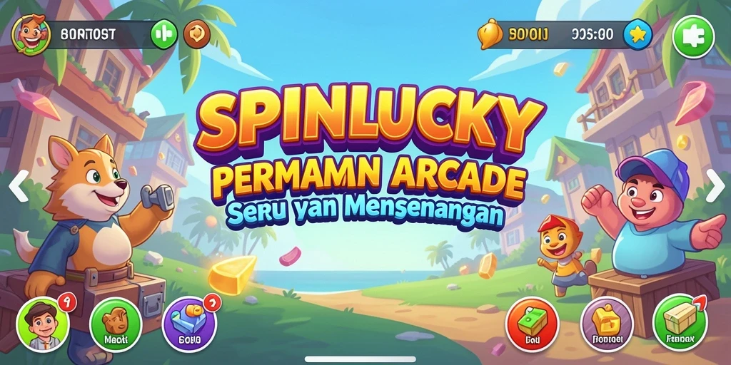 Tampilan gameplay seru SPINLUCKY yang penuh tantangan.