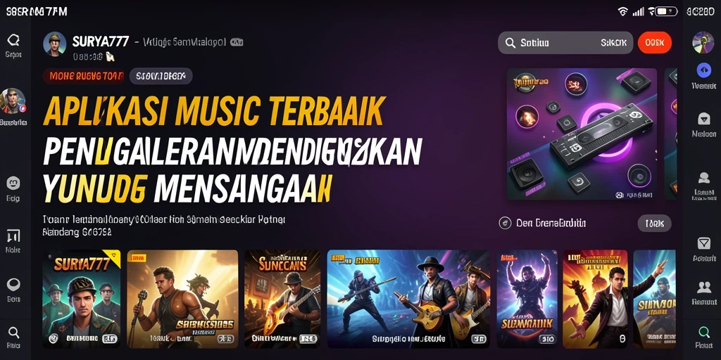 Tampilan gameplay SURYA777 yang interaktif dan penuh warna.